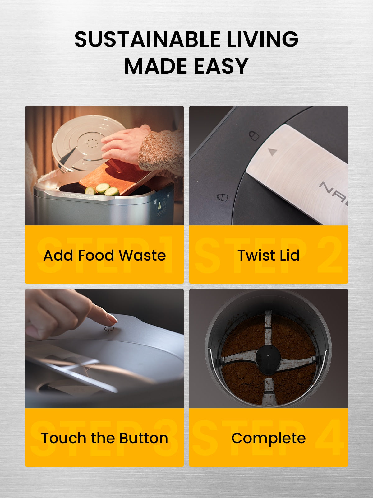 NAGUAL NA2 Kitchen Smart Electric Composter