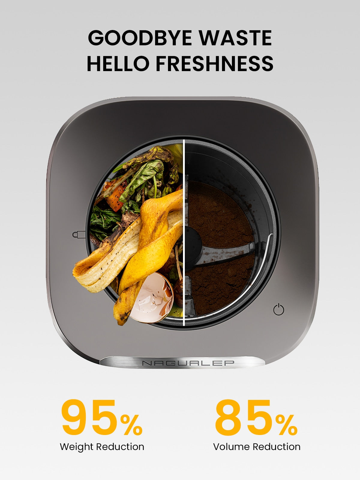 Nagual NA2 Smart Countertop Garbage Disposal Food Waste Composter Nagualep