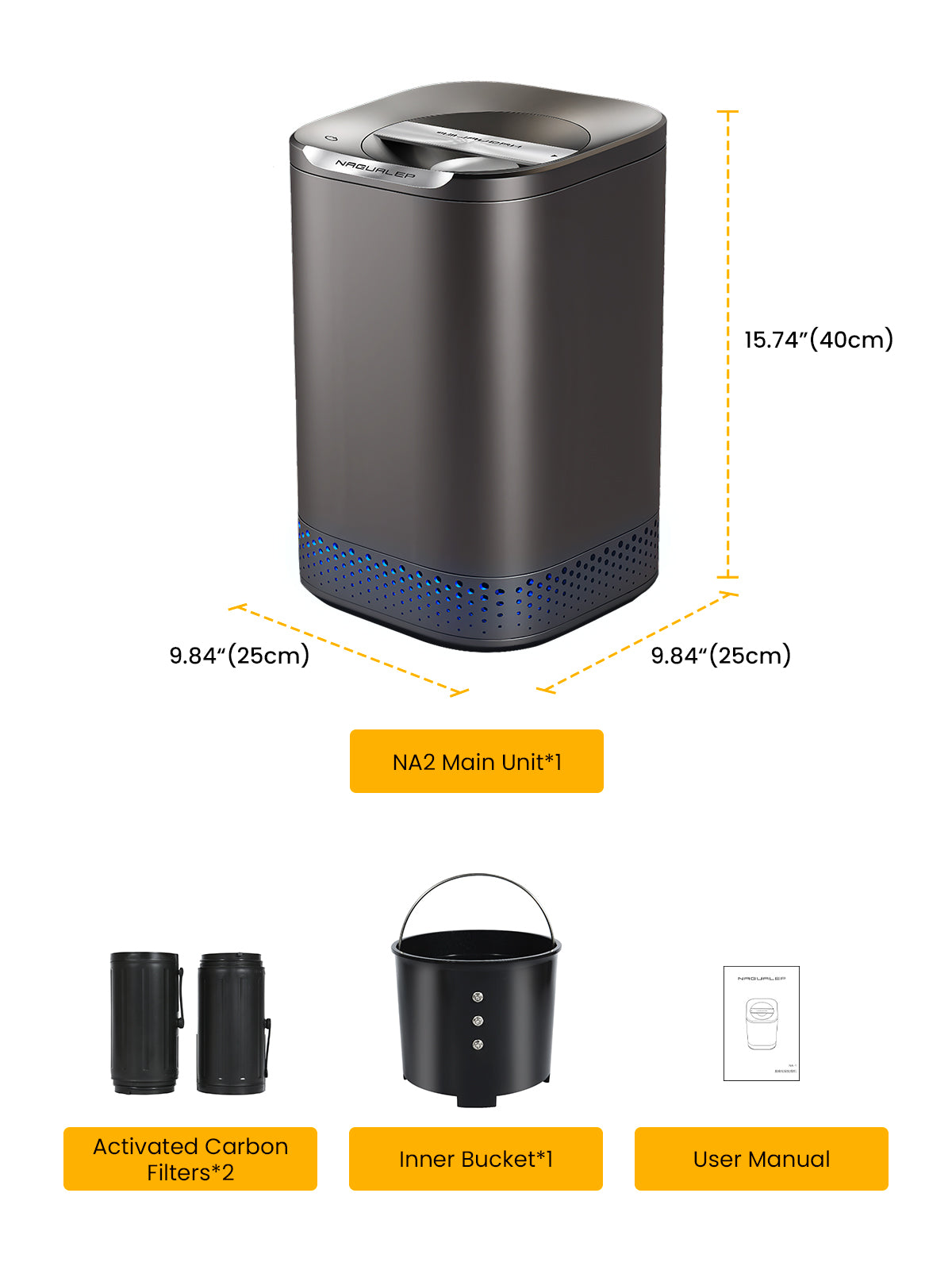 NA2 Smart Countertop Garbage Disposal